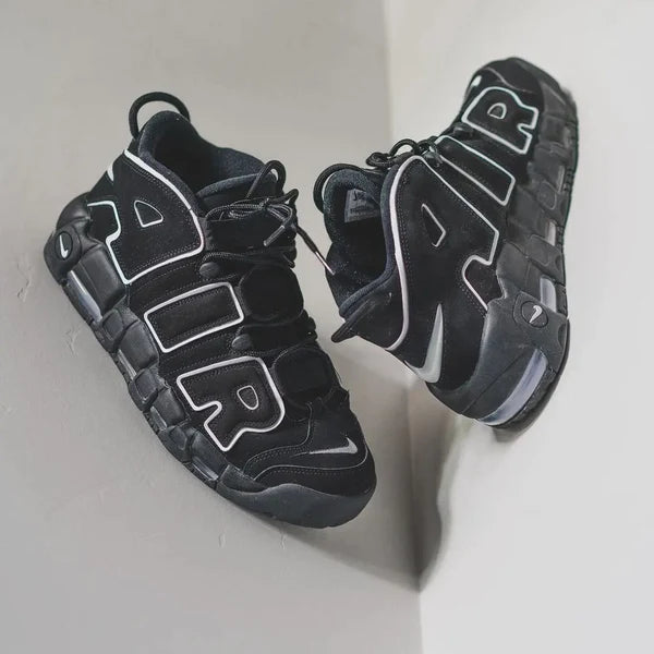 NIKE AIR MORE UPTEMPO - BLACK WHITE