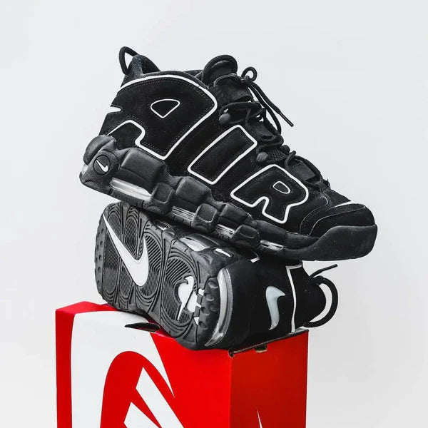 NIKE AIR MORE UPTEMPO - BLACK WHITE